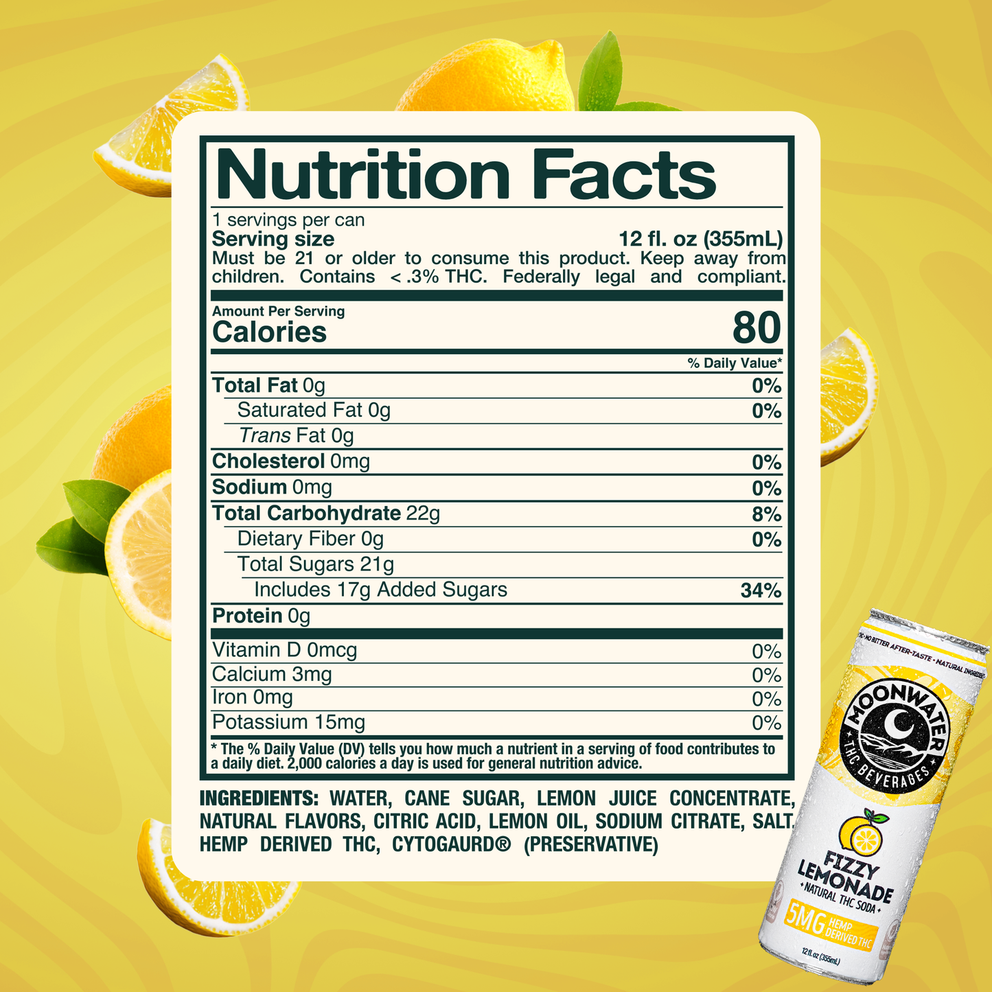 Day Drinker Fizzy Lemonade – 5MG