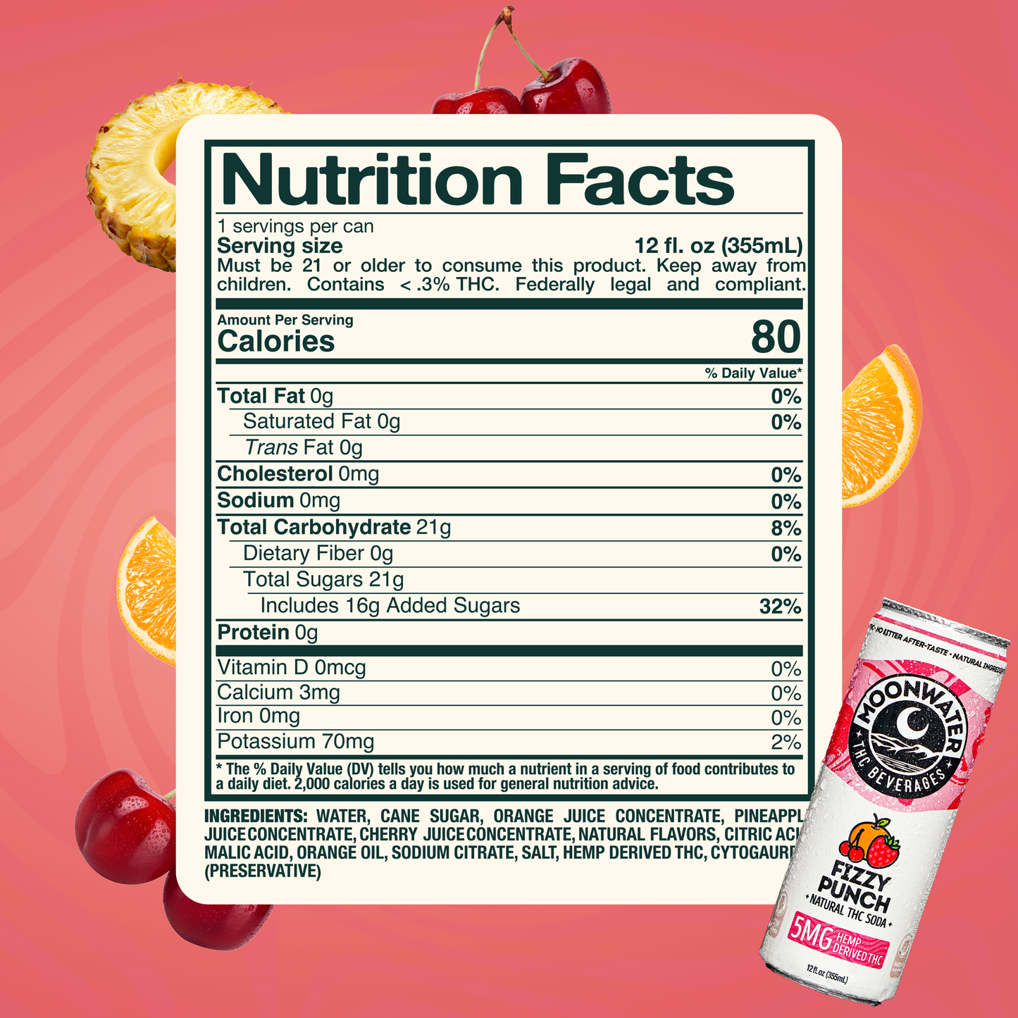 Day Drinker Fizzy Punch – 5MG
