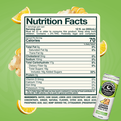 Golden Hour Lemon Ginger – 10MG