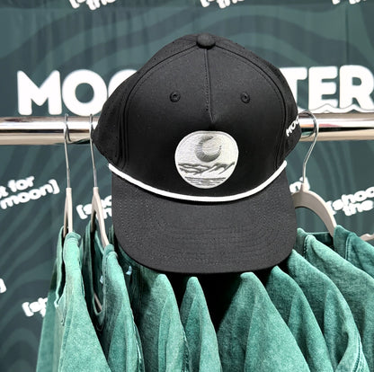 Flat Brim Silver Emblem Hat