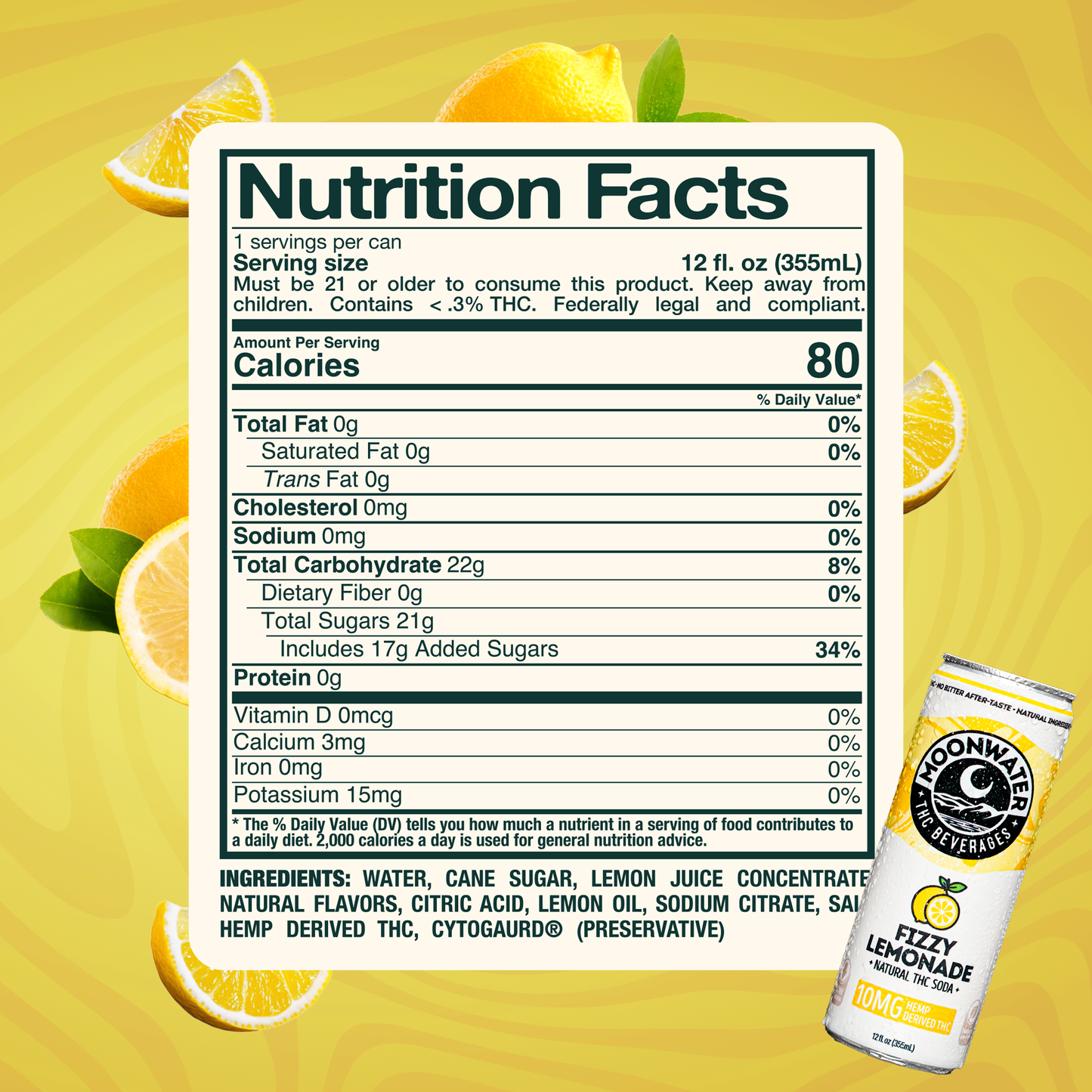 Golden Hour Fizzy Lemonade – 10MG