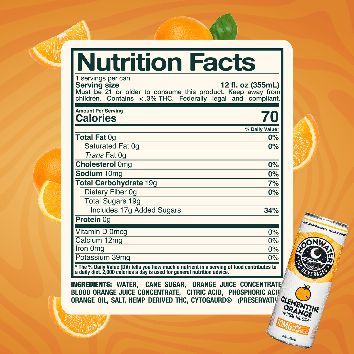 Golden Hour Clementine Orange – 10MG