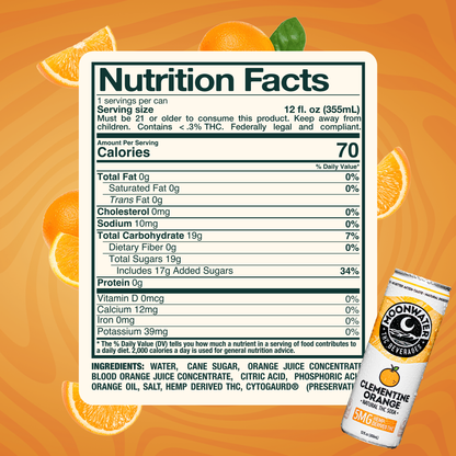 Day Drinker Clementine Orange – 5MG